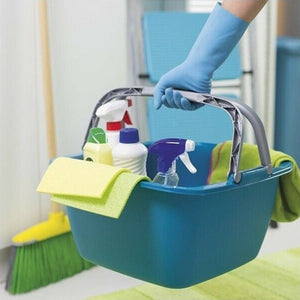 Cesta quadrata portabiancheria con manici 40 x h 23 cm