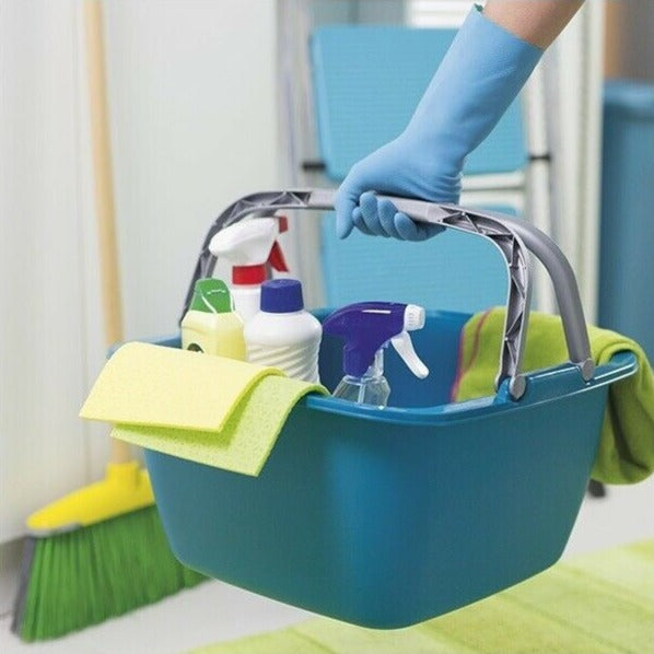 Cesta quadrata portabiancheria con manici 40 x h 23 cm