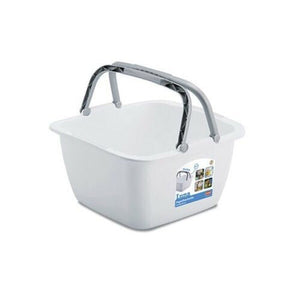 Cesta quadrata portabiancheria con manici 40 x h 23 cm