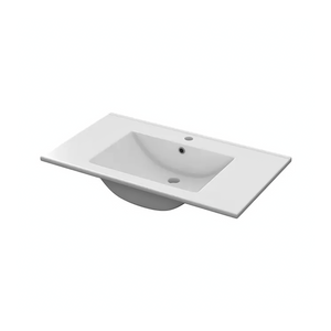 Lavabo in ceramica bianco Dakota per mobile da bagno cm 81,5x46 18h