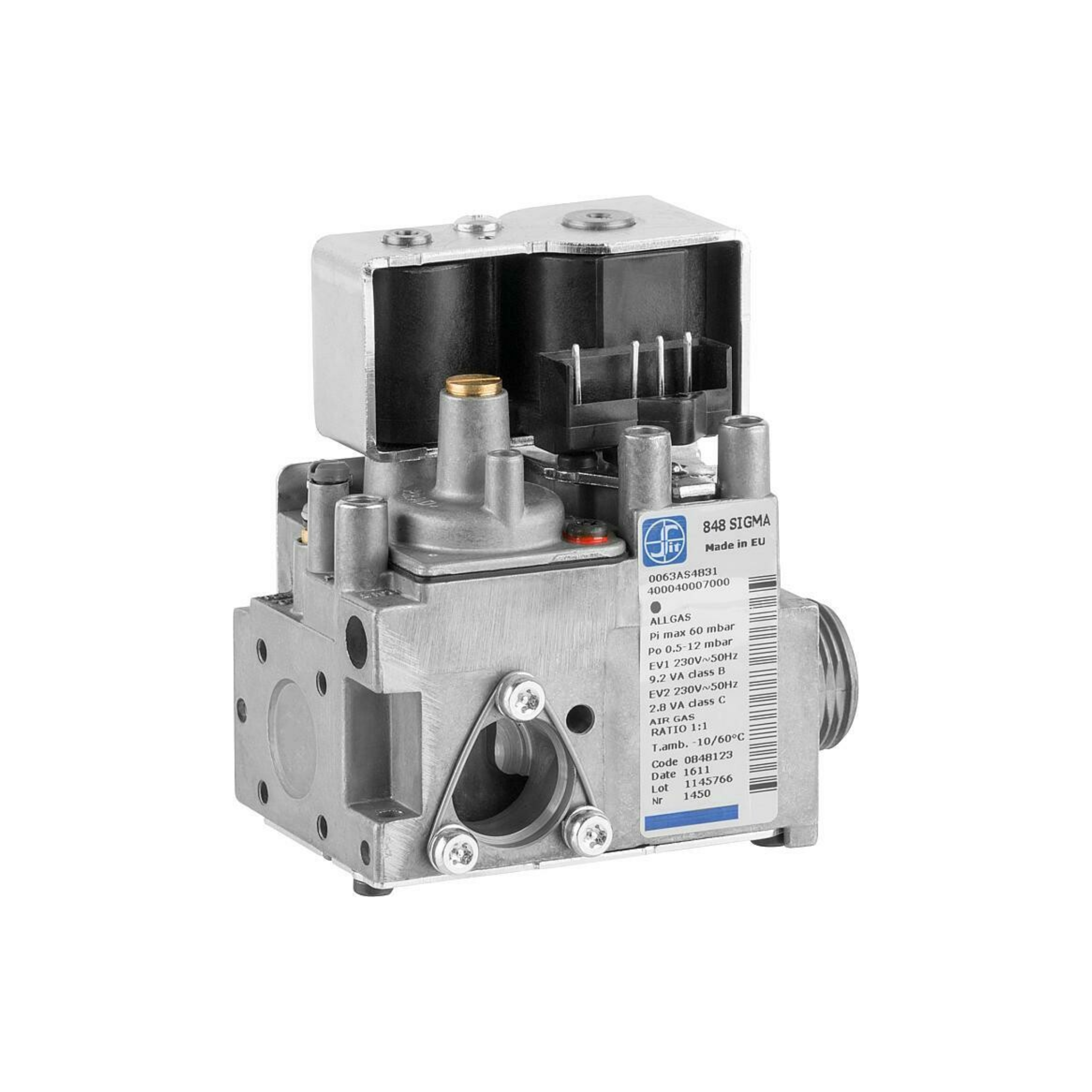 Valvola gas MTS60002799-02 ricambio originale per caldaie Ariston MTS