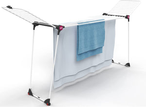 Stendibiancheria estendibile Dinamik 30 in acciaio con fili anti pieghe 27 mt