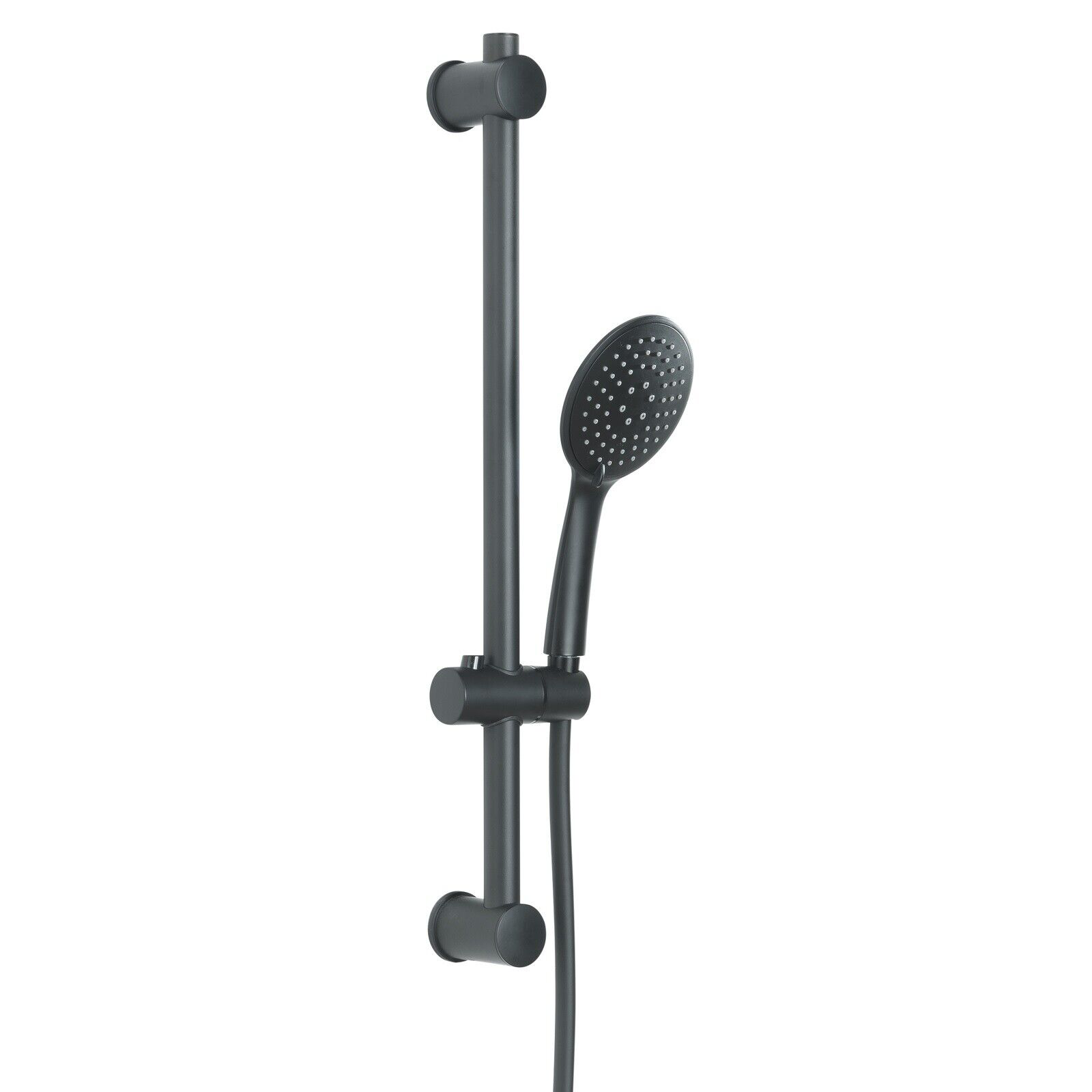 Saliscendi con doccetta a 3 getti "Touch13" in ottone nero opaco cm 63x16 10h