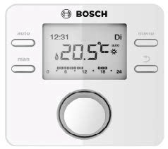 Cronotermostato digitale a parete Bosch "CR100" modulante programmazione settimanale