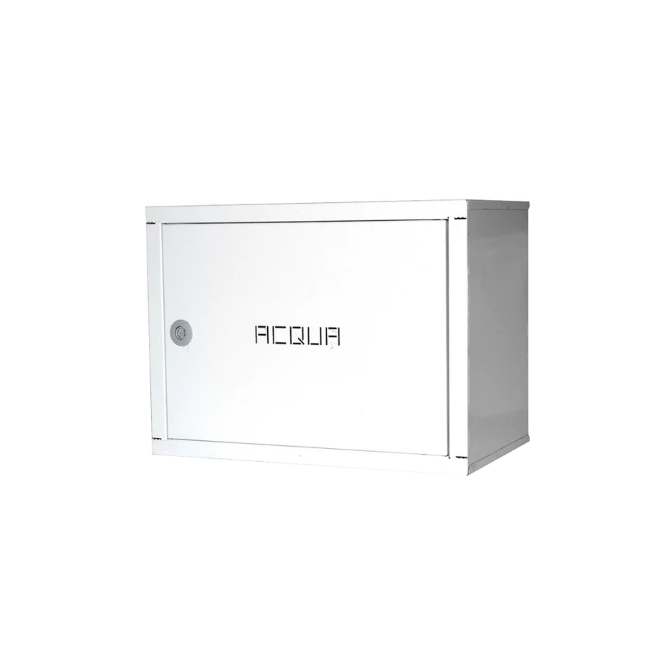 Cassetta per acqua in lamiera "Genia" preverniciata compatta con serratura e chiave