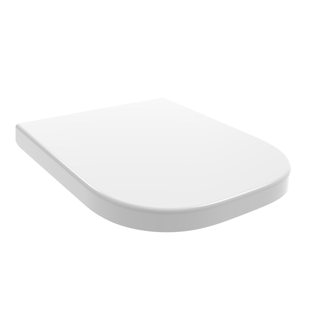 Copri Wc asse "Trento" in termoindurente bianco lucido soft close
