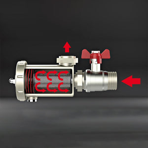 Filtro defangatore magnetico in acciaio inox ricambio originale per caldaie