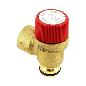 Valvola di sicurezza con OR 3 bar BA009951170 ricambio originale per caldaie Baxi