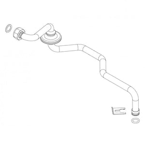 Tubo di collegamento 87186495890 ricambio originale per caldaie Junkers Bosch