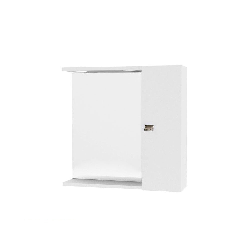 Specchiera da bagno 199 con luce a led con 1 anta cm 60x16 57h