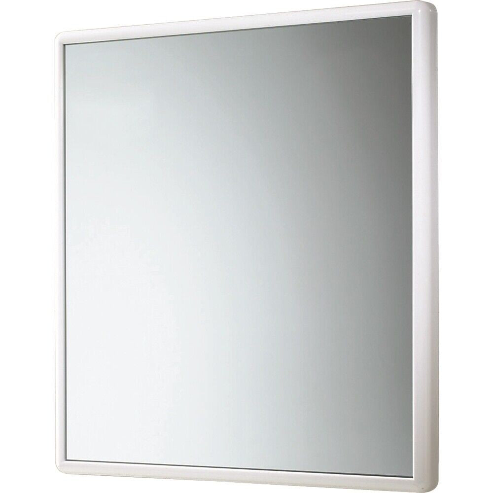 Specchio da parete 8000 G per bagno in resina bianca cm 55x3,5 60h