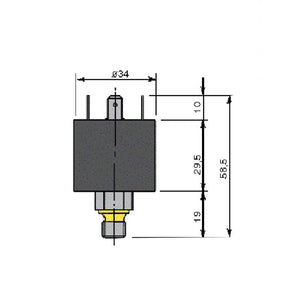 Pressostato acqua x murali 1/8 PRCE ricambio compatibile per caldaie Radiant Saunier Duval